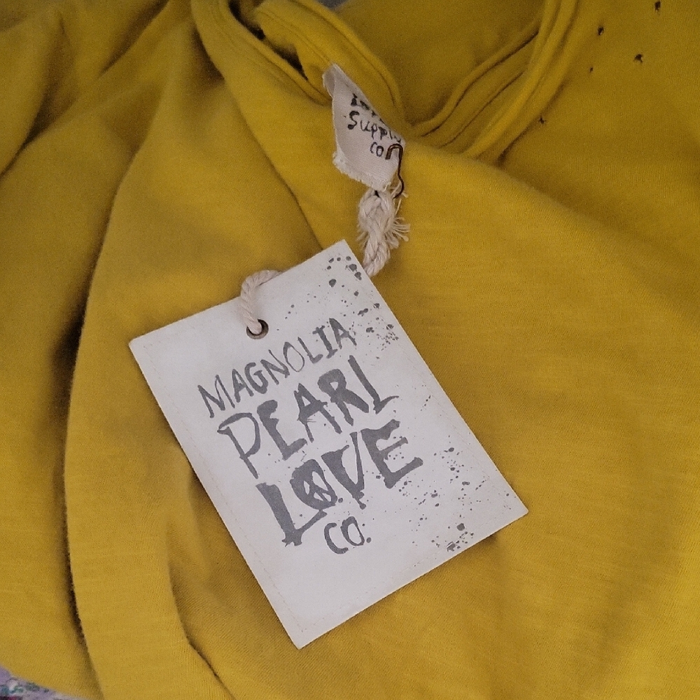 Magnolia Pearl Mustard Short Sleeve Tee - Picture 6 of 6